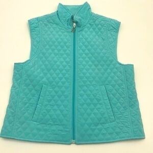 UEC Sport Haley turquoise lined golf vest size small